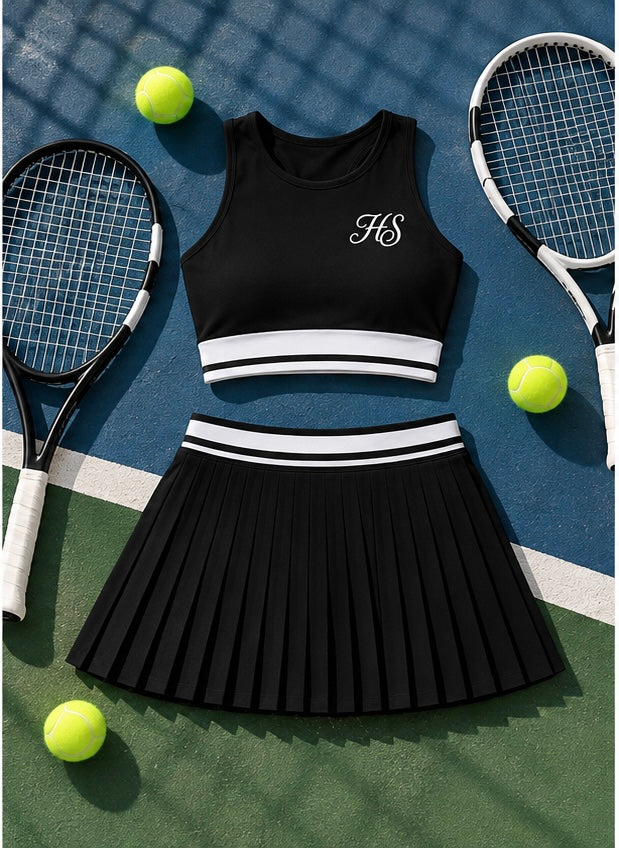 Black Privé Court Set