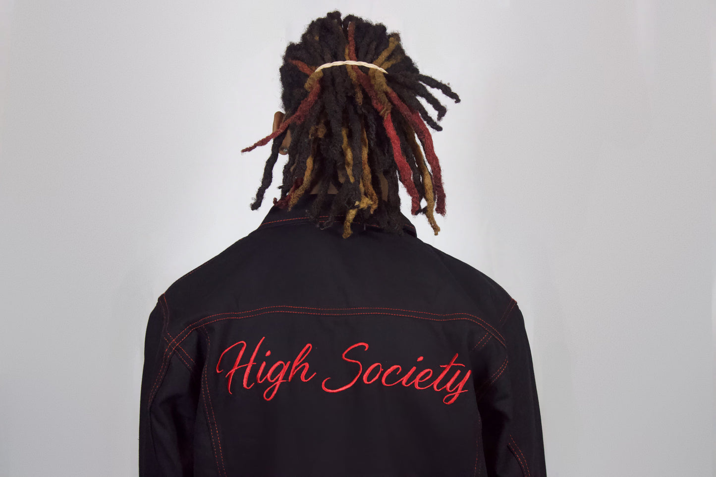 Black Society Denim Jacket