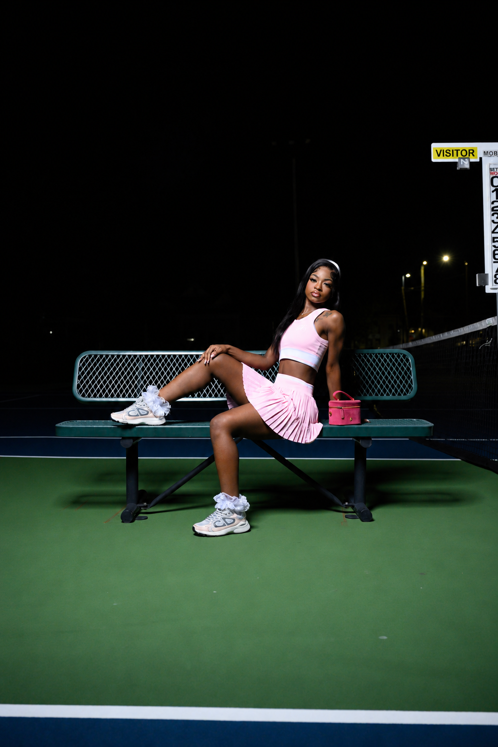 Pink Privé Court Set
